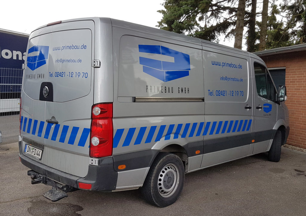Fahrzeugbeklebung / Fahrzeugbeschriftung VW-Crafter